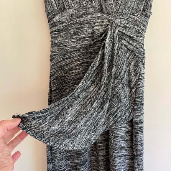 Maeve short sleeve V neck sweater dress black and white Size XS petite - Picture 3 of 7